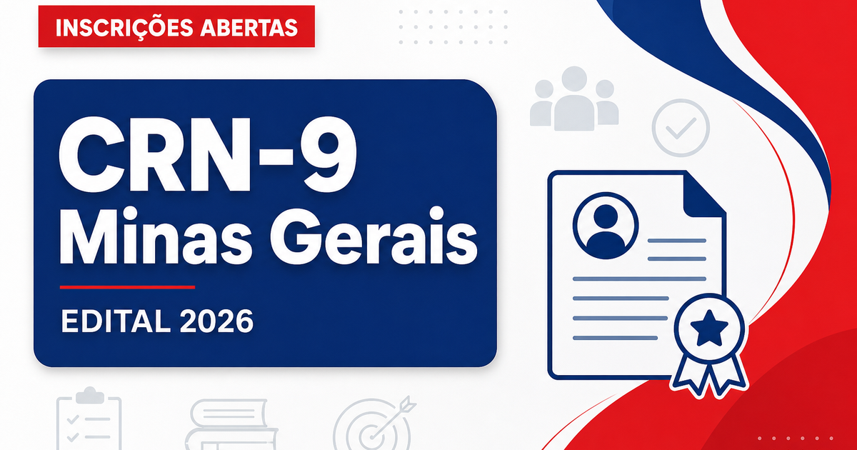 CRN-9 - MG abre processo seletivo com vagas para auxiliares administrativos - Conselho Regional de Nutricionistas