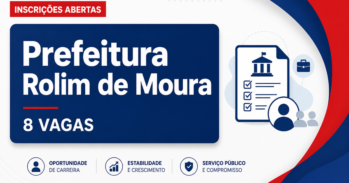 Prefeitura de Rolim de Moura: Prefeitura de Rolim de Moura - RO abre seleção para tutores bolsistas com mestrado - Prefeitura de Rolim de Moura