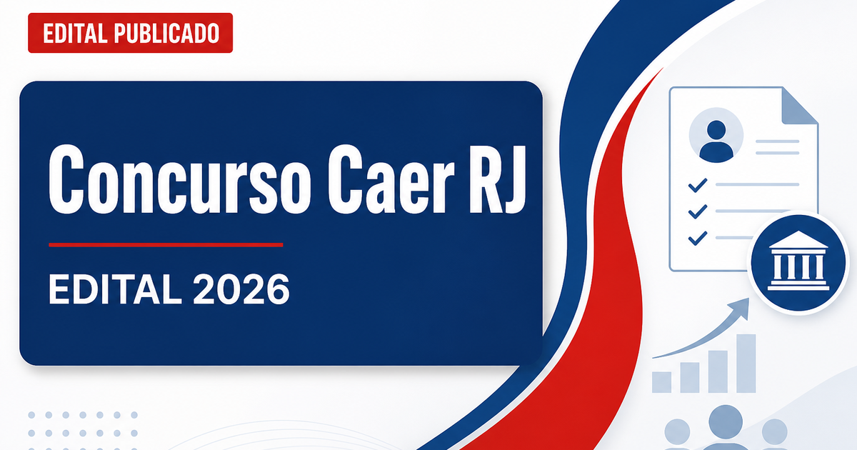 Concurso da Caer: retificação eleva salários e reduz carga horária - Companhia de Água e Esgoto do Rio de Janeiro