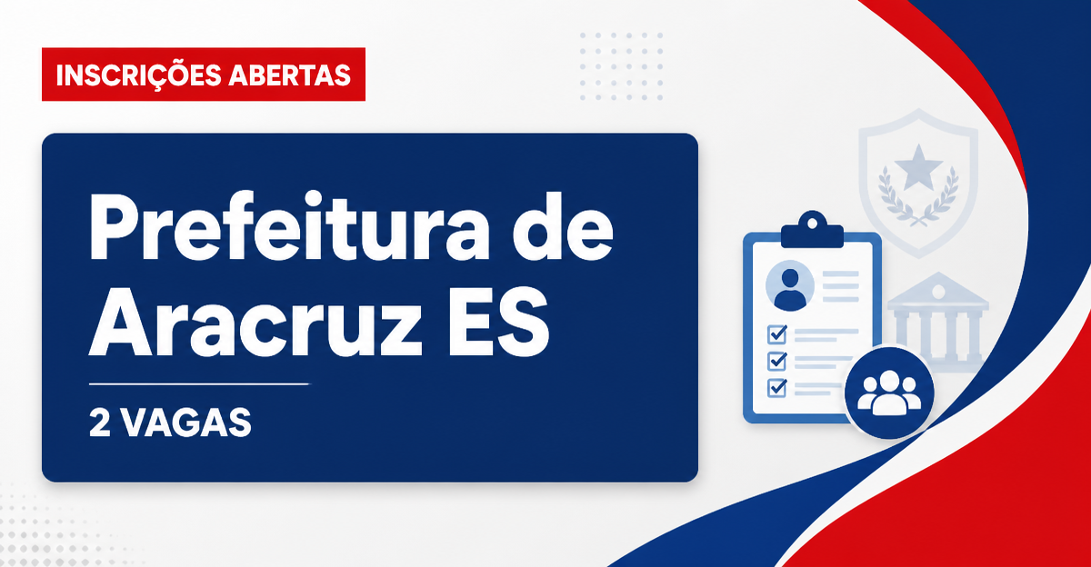 Prefeitura de Aracruz ES abre processo seletivo para professor com 2 vagas - Prefeitura de Aracruz