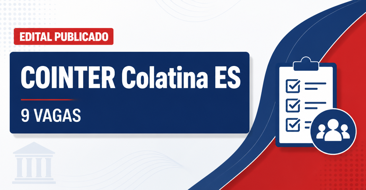 Concurso COINTER Colatina ES abre 9 vagas para médico-veterinário - COINTER Colatina