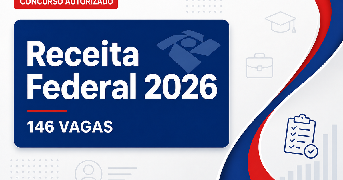 Concurso Receita Federal: além das 146 vagas já autorizadas, novas seleções estão em pauta - Receita Federal: além das 146 vagas já autorizadas, novas seleções estão em paut