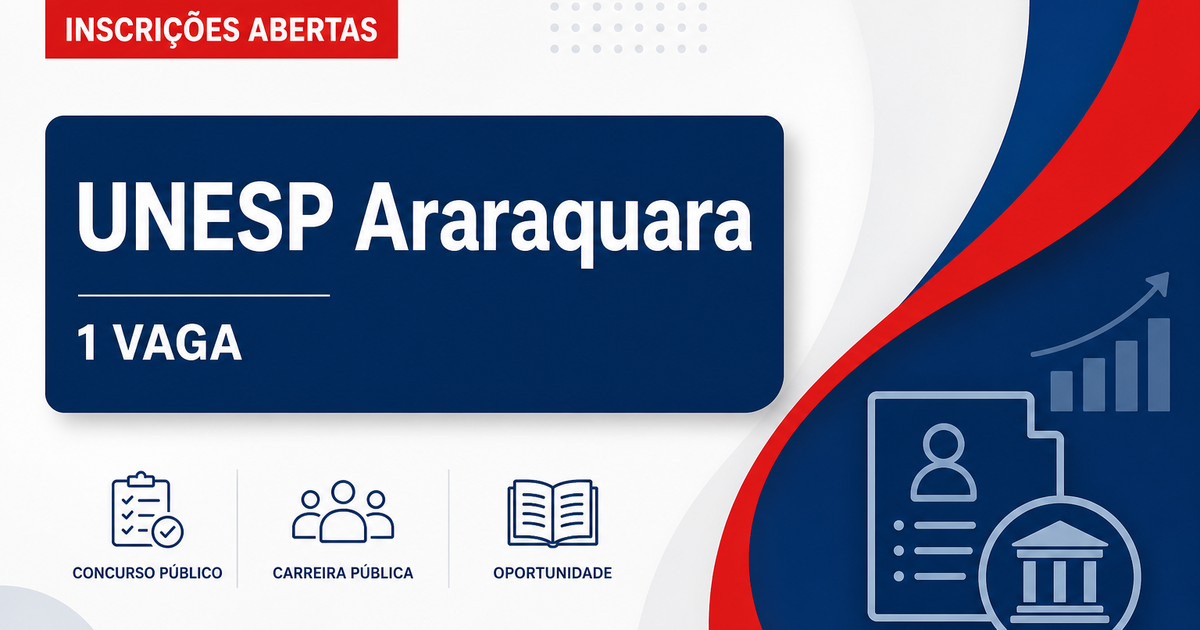 UNESP - Universidade Estadual Paulista: UNESP abre concurso para Professor Assistente na área de Microbiologia em Araraq - Universidade Estadual Paulista