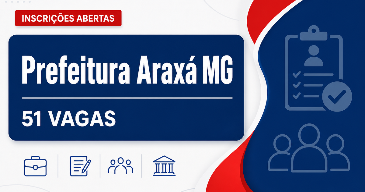 Prefeitura de Araxá: Prefeitura de Araxá - MG abre seleção para Agente Comunitário de Saúde - Prefeitura de Araxá