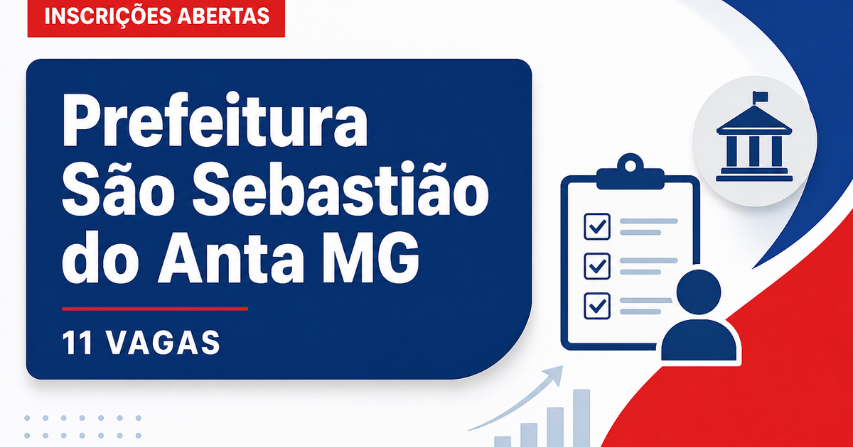 Prefeitura de São Sebastião do Anta: Prefeitura de São Sebastião do Anta - MG abre processo seletivo para Agentes de Saú - Prefeitura de São Sebastião do Anta