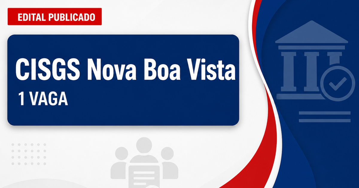 Processo seletivo CISGS Nova Boa Vista RS: 1 vaga para contador - Consórcio Intermunicipal de Saúde da Região do Grande Santa Rosa
