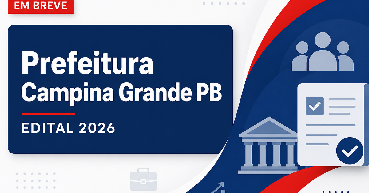 Concurso Campina Grande PB: Justiça determina cotas e novas datas - Prefeitura de Campina Grande