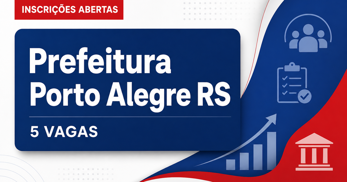 Prefeitura de Porto Alegre: Prefeitura de Porto Alegre - RS abre concurso público para Agente de Fiscalização Municipal - Prefeitura de Porto Alegre