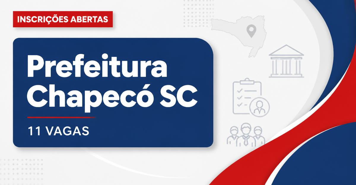 Prefeitura de Chapecó: Prefeitura de Chapecó - SC abre processo seletivo com vagas para médicos - Prefeitura de Chapecó