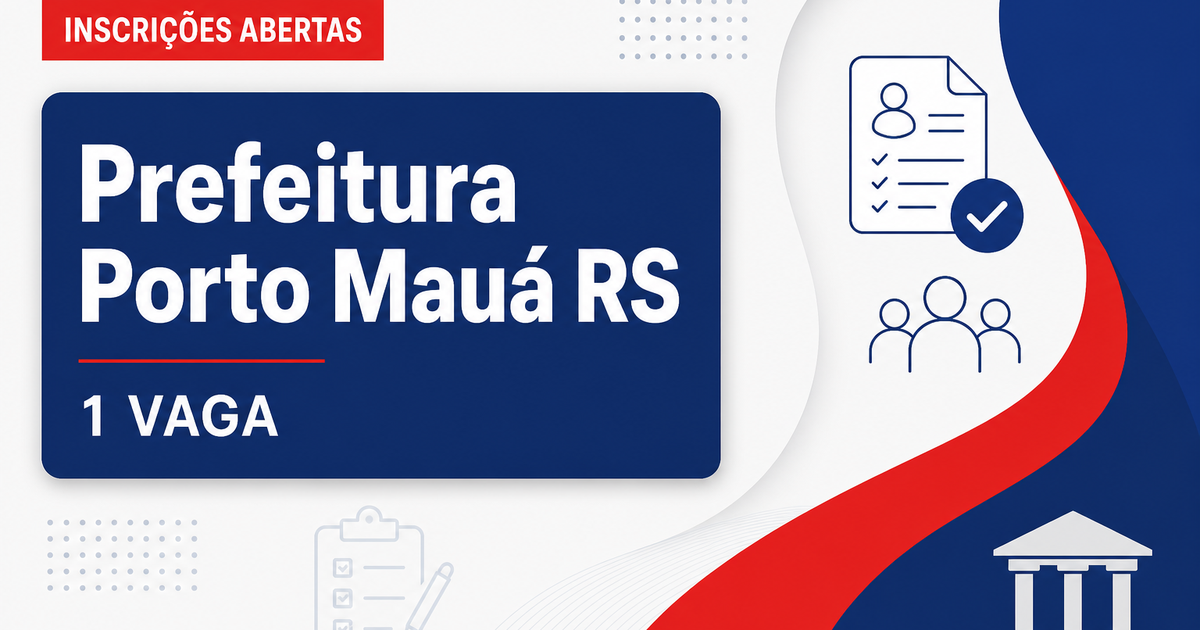Prefeitura de Porto Mauá RS abre processo seletivo para 1 vaga de nutricionista - Prefeitura de Porto Mauá