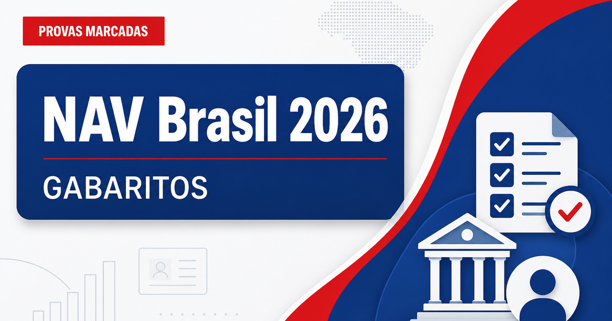 Concurso NAV Brasil: veja quando saem os gabaritos das provas - NAV Brasil Serviços de Navegação Aérea S.A.