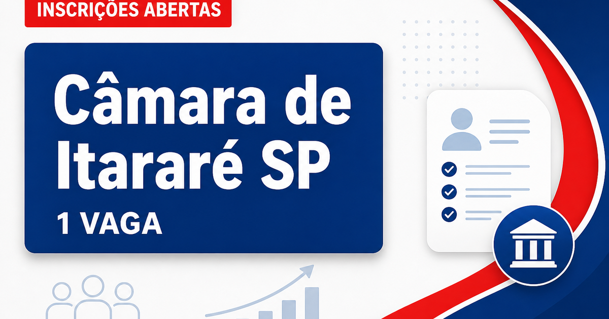 Câmara de Itararé: Câmara de Itararé - SP abre concurso público para Controlador Interno - Câmara Municipal de Itararé