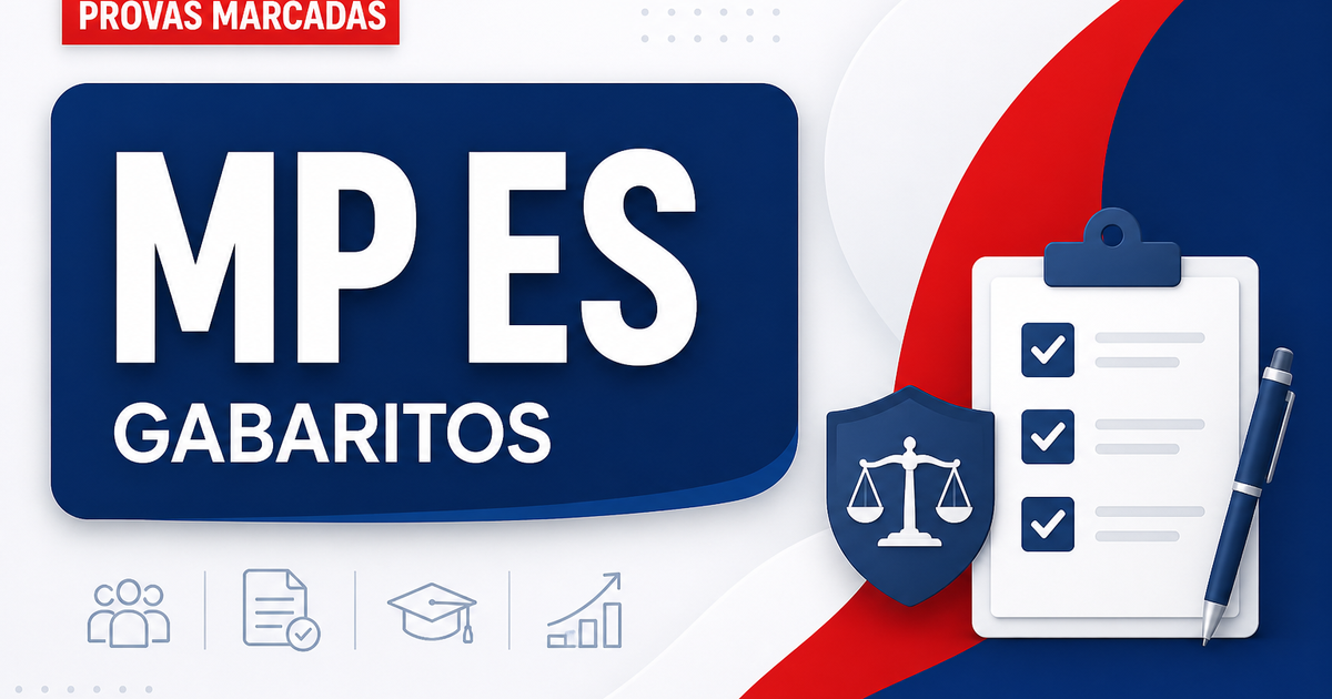 Concurso MP ES: saiba quando saem os gabaritos das provas - Ministério Público do Estado do Espírito Santo