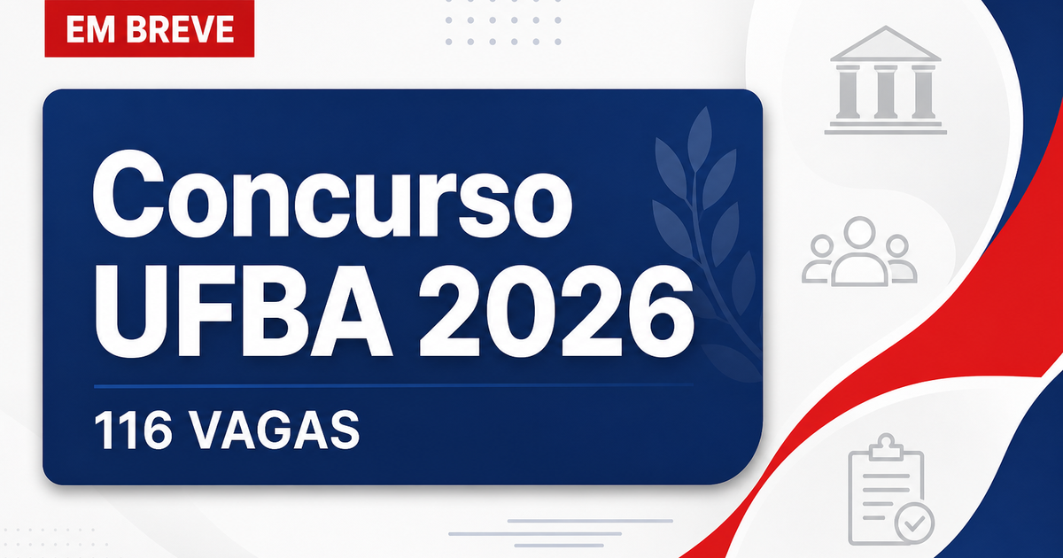 Concurso UFBA: escolha da banca para 116 vagas é novamente adiada - Universidade Federal da Bahia