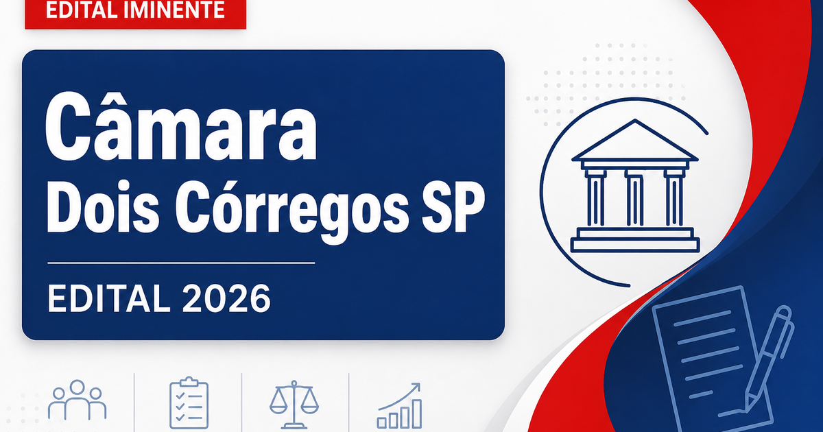 Concurso Câmara de Dois Córregos SP: assinado contrato com banca e edital já pode sair - Câmara Municipal de Dois Córregos