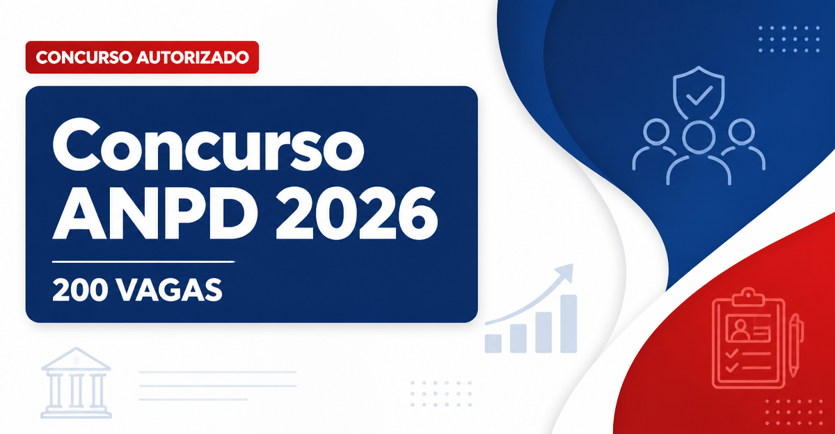 Concurso ANPD: enviado pedido para novo edital com 200 vagas - ANPD: enviado pedidora novo edital com 200 vagas