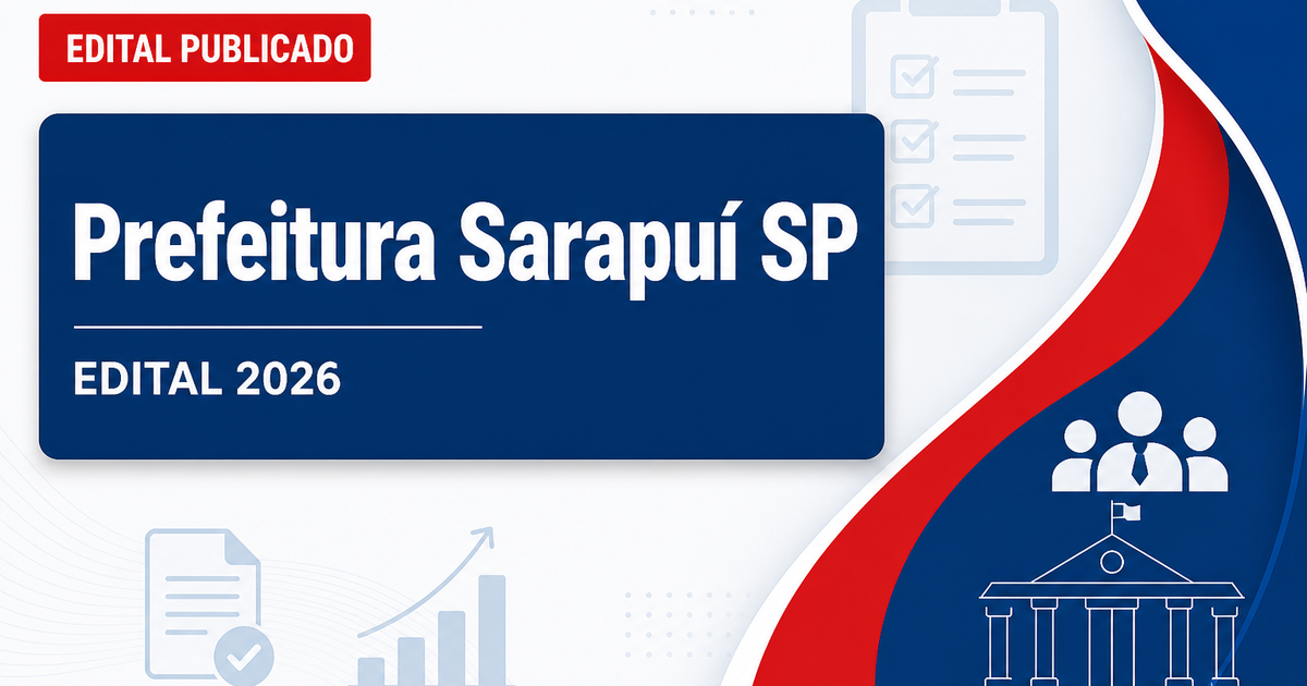 Prefeitura de Sarapuí: Prefeitura de Sarapuí - SP retifica editais de concursos públicos - Prefeitura de Sarapuí