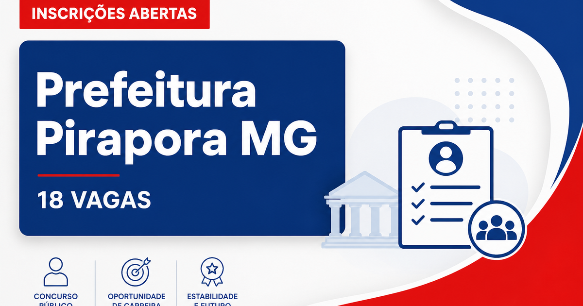 Prefeitura de Pirapora: Prefeitura de Pirapora - MG abre seleção para equipes multiprofissionais da Saúde Mental - Prefeitura de Pirapora