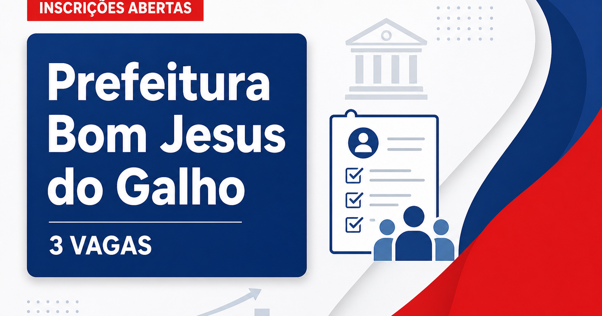 Prefeitura de Bom Jesus do Galho: Prefeitura de Bom Jesus do Galho - MG abre seleção para Assistente Social e Psicólogo - Prefeitura de Bom Jesus do Galho