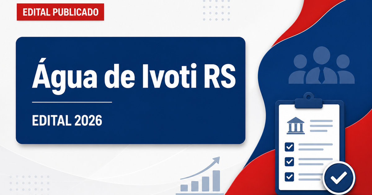 Concurso Água de Ivoti RS: vagas imediatas e cadastro de reserva - Água de Ivoti