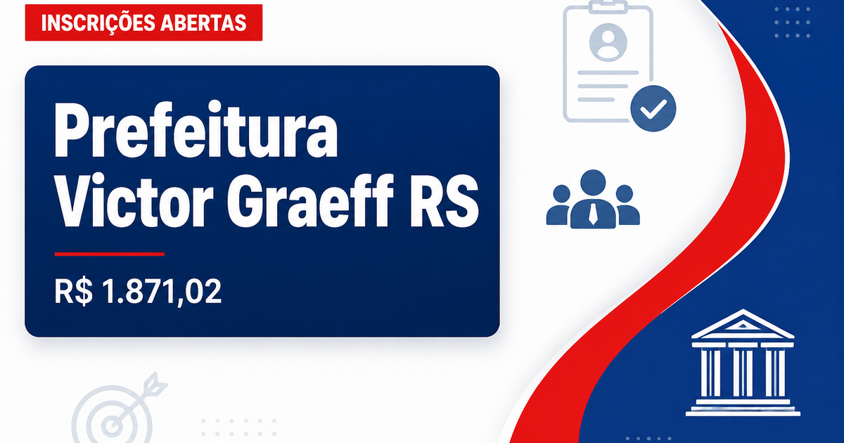 Prefeitura de Victor Graeff: Prefeitura de Victor Graeff - RS abre seleção para Auxiliar de Limpeza Externa - Prefeitura de Victor Graeff