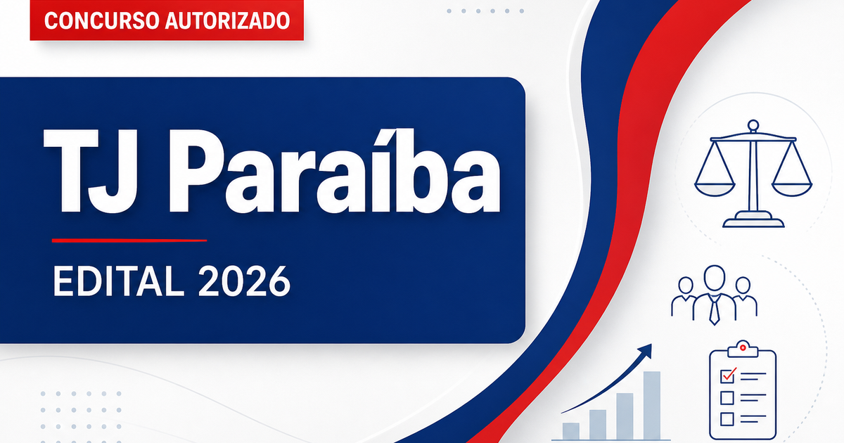 Concurso TJ PB: nova comissão é formada para edital de servidores - Tribunal de Justiça da Paraíba