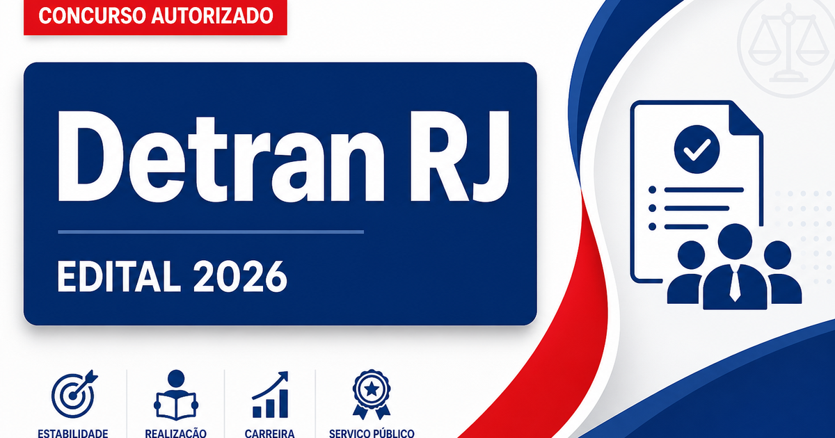Concurso Detran RJ: nova comissão é formada; entenda! - Departamento de Trânsito do Estado do Rio de Janeiro