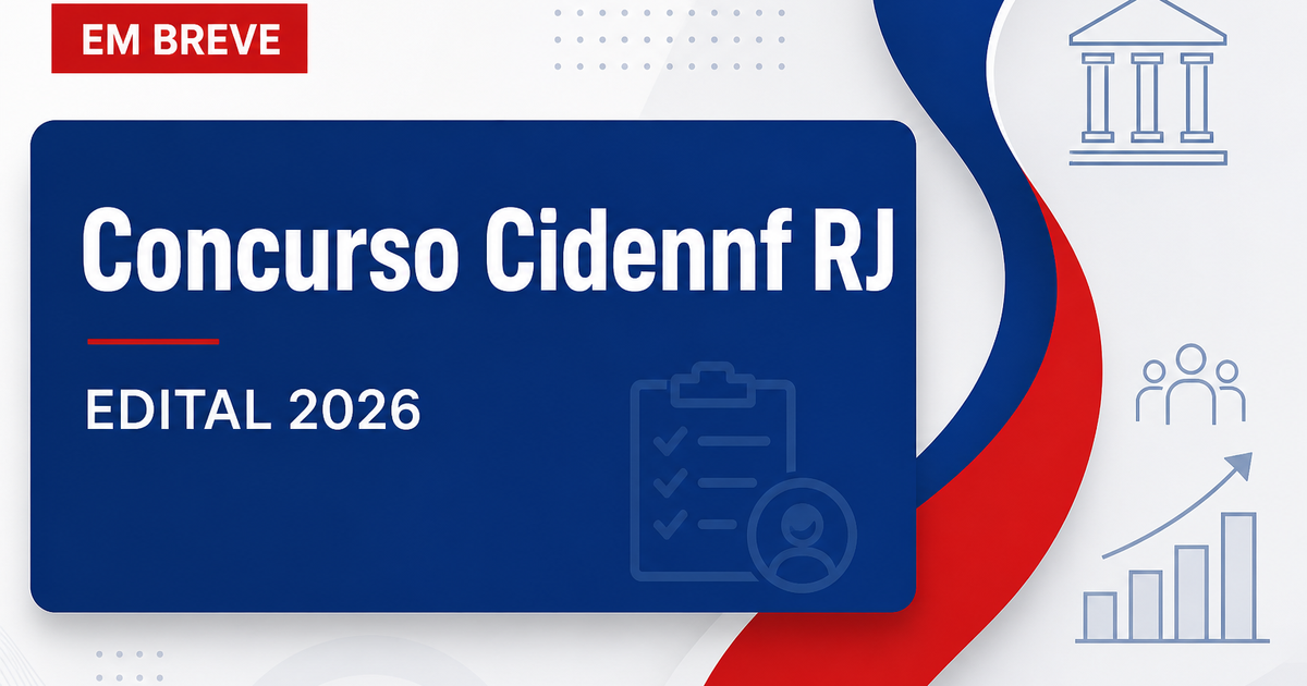 Concurso Cidennf RJ terá edital para níveis médio e superior - Consórcio Público Intermunicipal de Desenvolvimento do Norte e Noroeste Fluminense