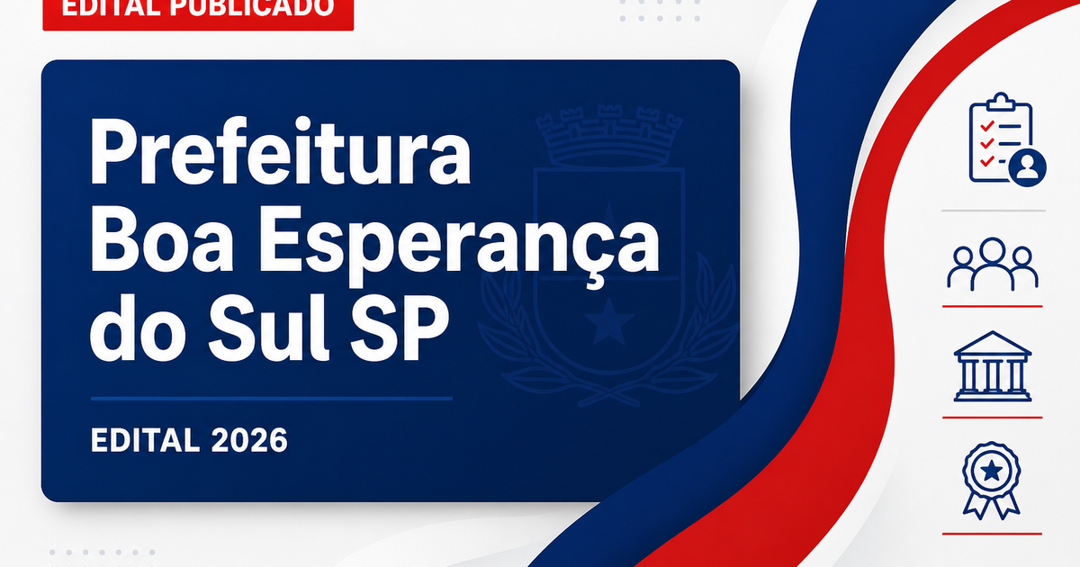 Prefeitura de Boa Esperança do Sul: Prefeitura de Boa Esperança do Sul - SP retifica edital de concurso público - Prefeitura de Boa Esperança do Sul