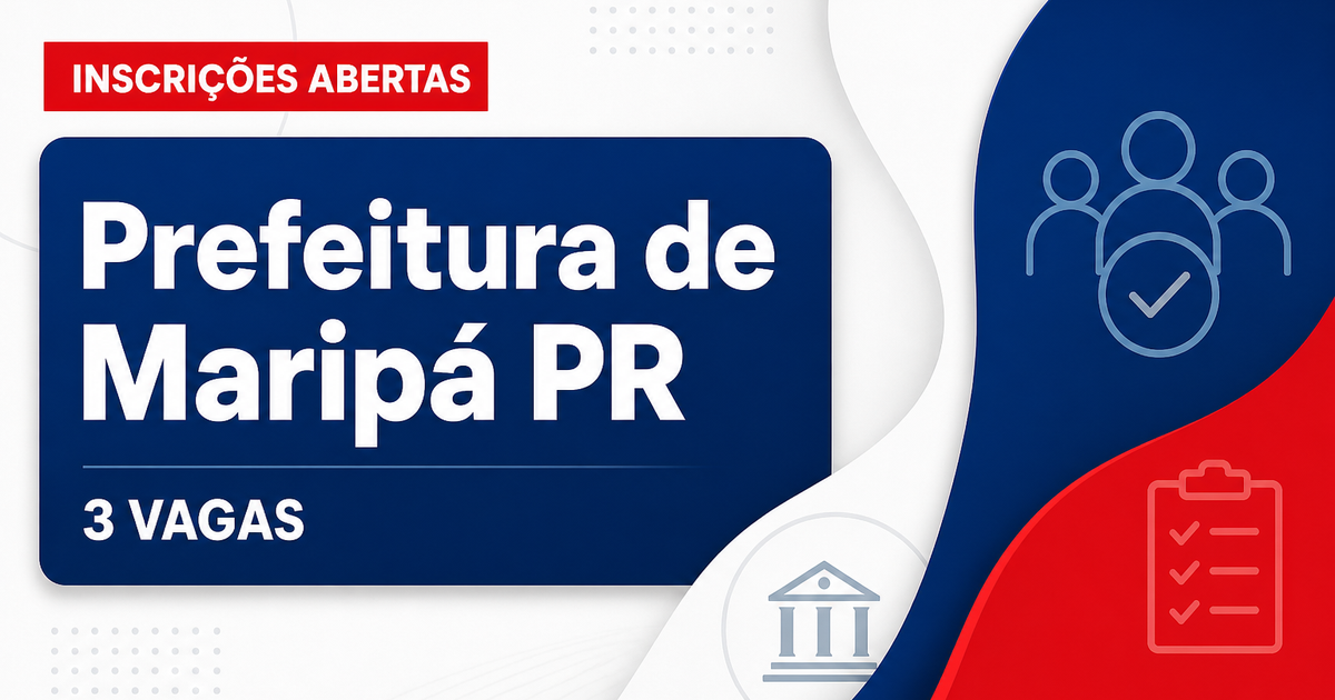 Prefeitura de Maripá: Prefeitura de Maripá - PR abre processo seletivo com remuneração de até R$ 14.578,77 - Prefeitura de Maripá