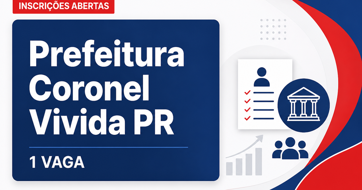 Prefeitura de Coronel Vivida: Prefeitura de Coronel Vivida - PR abre processo seletivo com vaga para farmacêutico - Prefeitura de Coronel Vivida