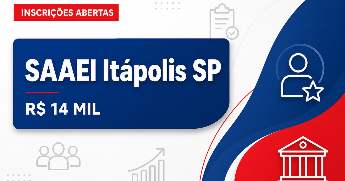 Concurso em Itápolis (SP): Saaei abre vagas com salários acima de R$ 14 mil - Serviço Autônomo de Água e Esgoto de Itápolis
