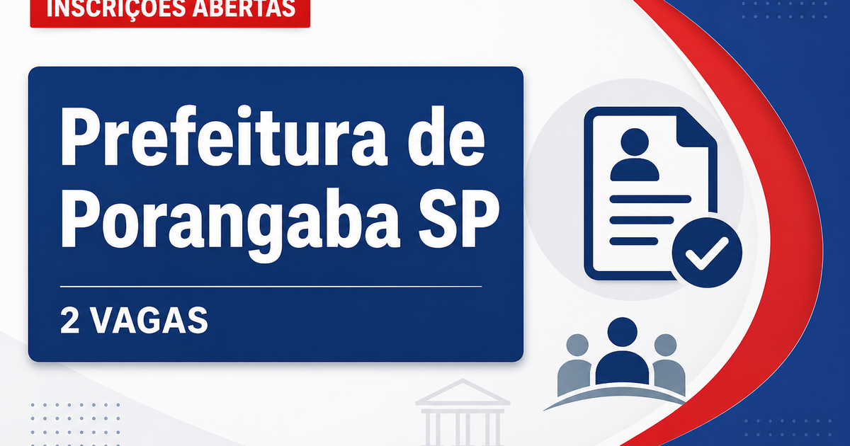 Prefeitura de Porangaba: Prefeitura de Porangaba - SP abre vagas para Psicólogo Infantil e Terapeuta Ocupacional - Prefeitura de Porangaba