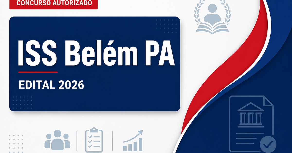 Concurso ISS Belém PA tem comissão formada para novo edital - Prefeitura de Belém