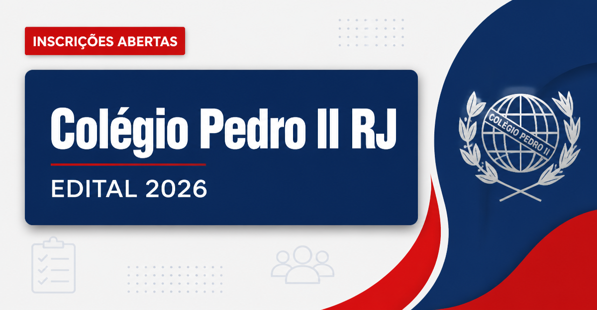 Colégio Pedro II RJ abre processo seletivo para professor de Filosofia - Colégio Pedro II