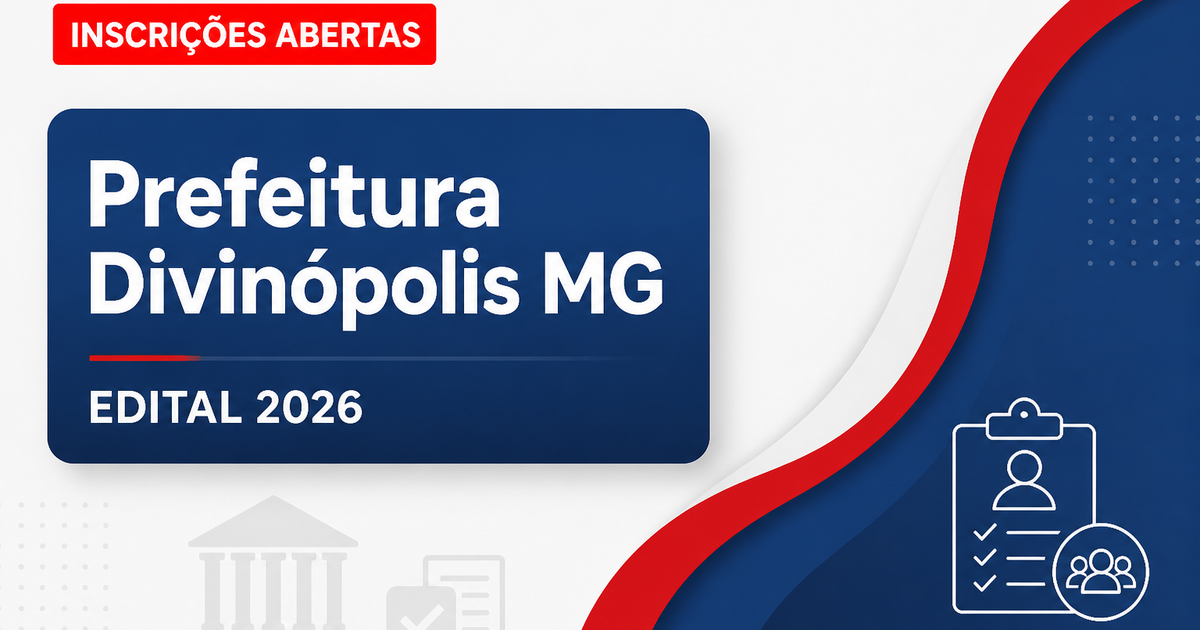 Prefeitura de Divinópolis - MG abre vagas para Assistente Social e Nutricionista - Prefeitura de Divinópolis