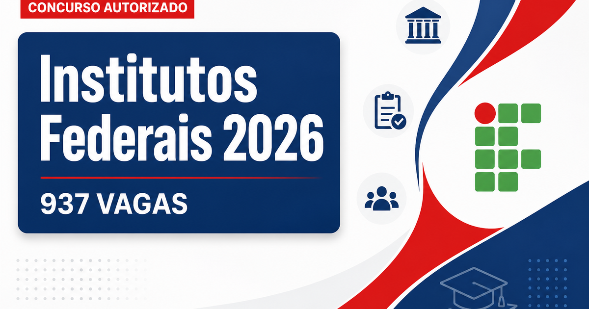 Concursos Educação: portaria distribui 937 cargos em institutos - Institutos Federais de Educação, Ciência e Tecnologia
