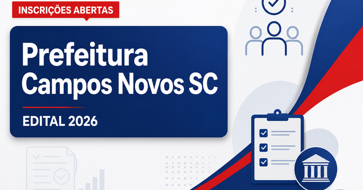 Prefeitura de Campos Novos - SC abre processo seletivo para o cargo de motorista - Prefeitura de Campos Novos