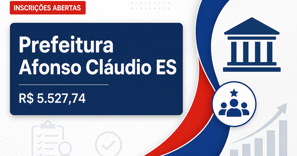 Prefeitura de Afonso Cláudio: Prefeitura de Afonso Cláudio - ES abre processo seletivo para Contador - Prefeitura de Afonso Cláudio