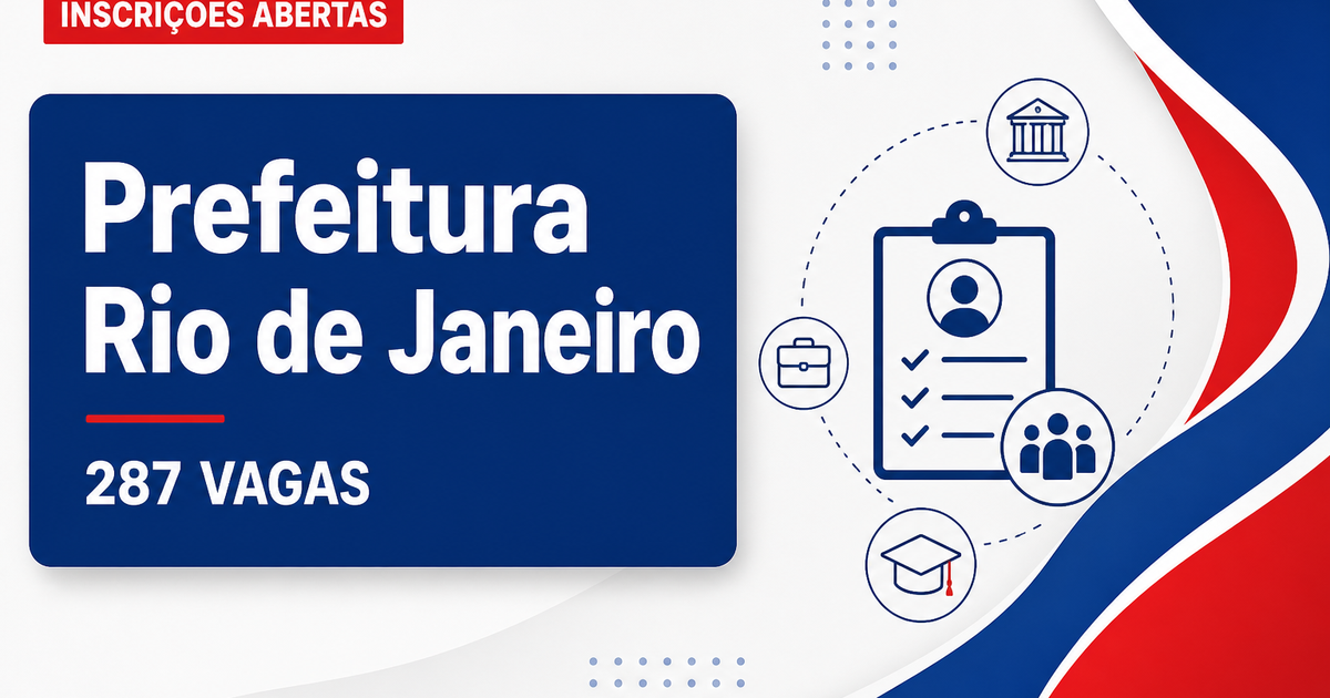 Prefeitura do Rio de Janeiro - RJ abre processo seletivo com 287 vagas para Agente Educador II - Prefeitura do Rio de Janeiro