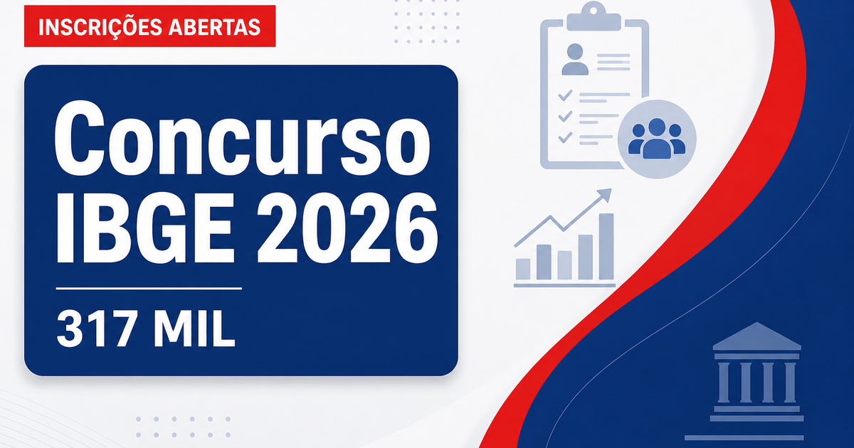 Concurso IBGE tem mais de 317 mil inscrições confirmadas - Instituto Brasileiro de Geografia e Estatística