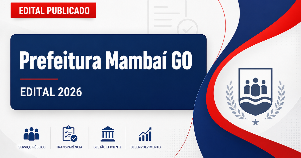 Prefeitura de Mambaí - GO retifica edital de processo seletivo para Agente Comunitário de Saúde - Prefeitura de Mambaí