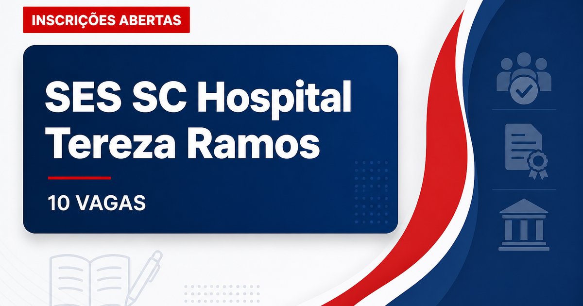 SES - Secretaria de Estado da Saúde de Santa Catarina: SES - SC: Processo seletivo oferece vagas para o Hospital e Mater - Secretaria de Estado da Saúde de Santa Catarina