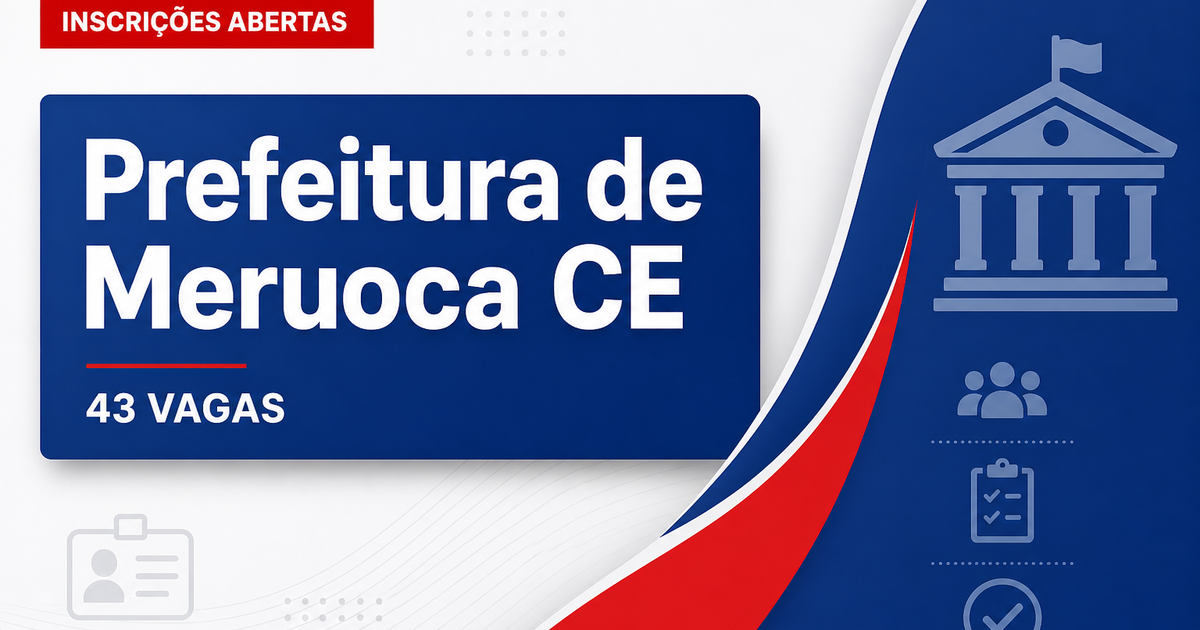 Prefeitura de Meruoca: Prefeitura de Meruoca - CE retifica editais de concursos para professores e agentes comunitários - Prefeitura de Meruoca