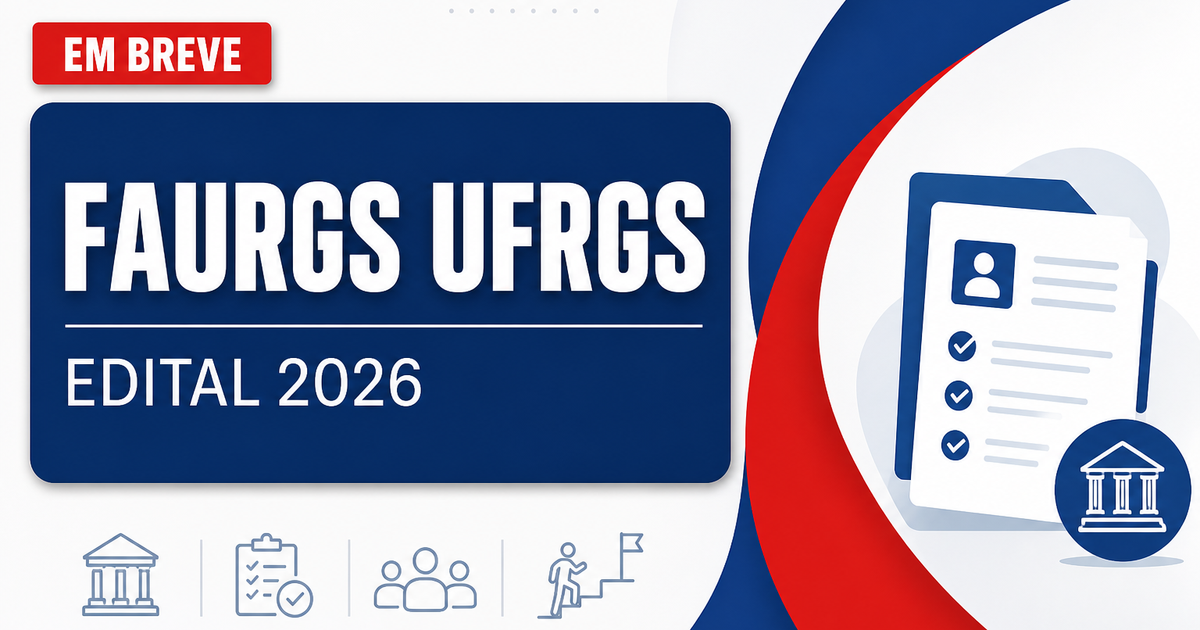 FAURGS processo seletivo UFRGS Porto Alegre RS cadastro de reserva - Universidade Federal do Rio Grande do Sul
