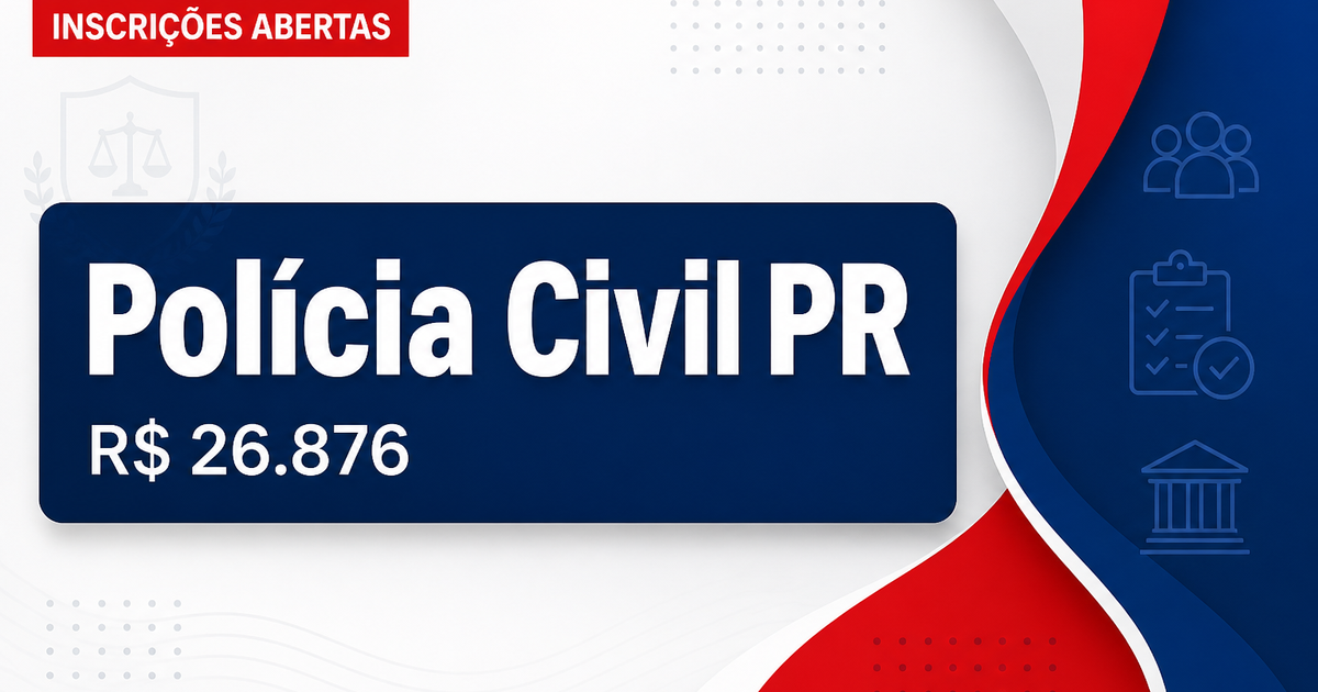 PCPR - Polícia Civil do Estado do Paraná: Polícia Civil - PR abre concurso público com remunerações até R$ 26.876,48 - Polícia Civil do Estado do Paraná