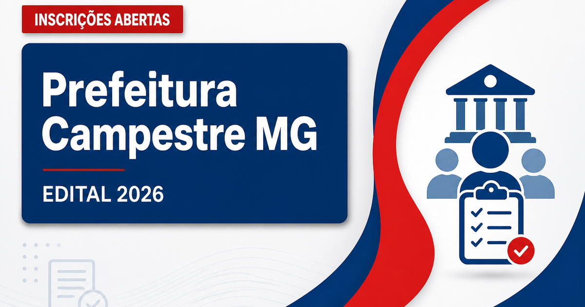 Prefeitura de Campestre - MG abre processo seletivo para dentista - Prefeitura de Campestre