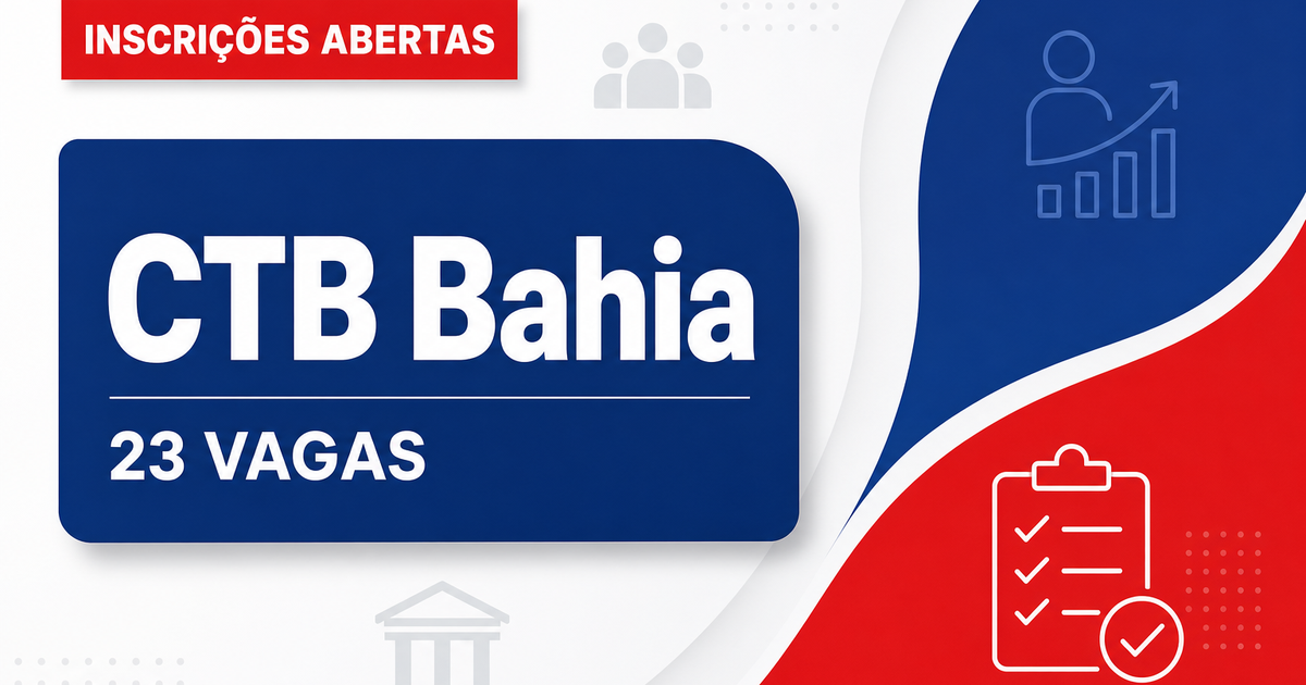 CTB - Companhia de Transportes do Estado da Bahia: CTB - BA abre processo seletivo para 23 vagas de nível médio - Companhia de Transportes do Estado da Bahia