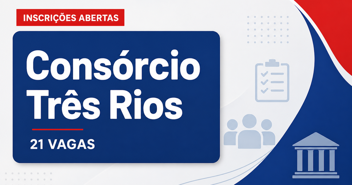 Consórcio Intermunicipal Três Rios Igaratá SP abre processo seletivo com 21 vagas - Consórcio Intermunicipal Três Rios