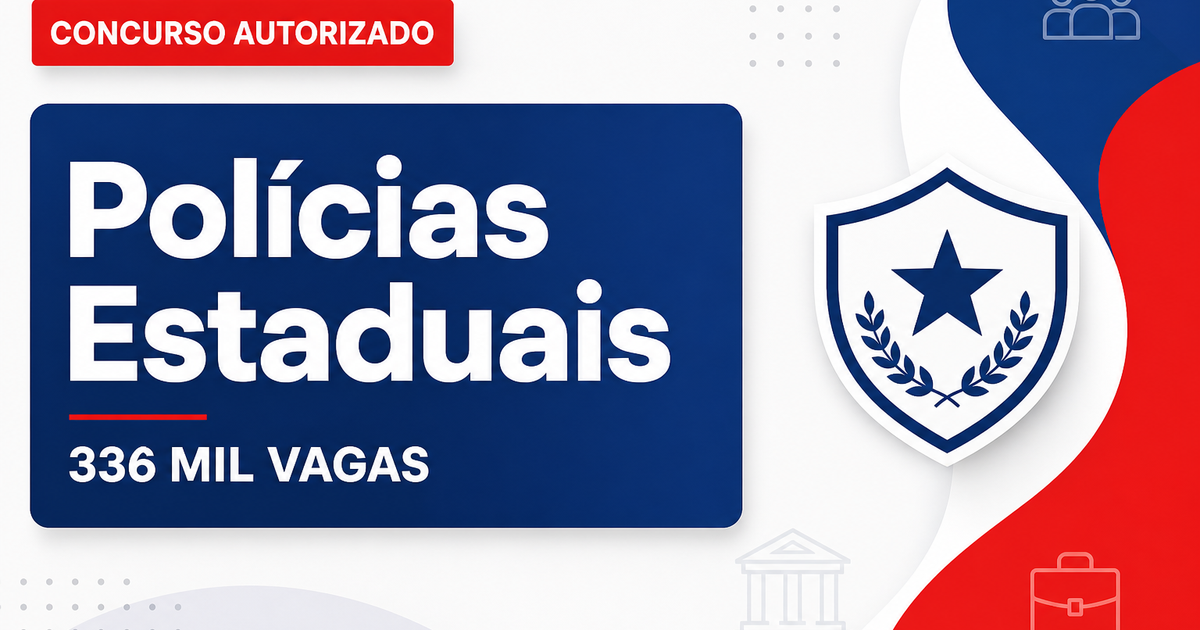 Concursos Policiais: déficit supera 336 mil vagas nos estados - Polícias dos Estados